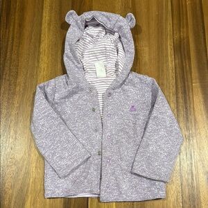 Baby Gap purple hoodie: 6-12 months